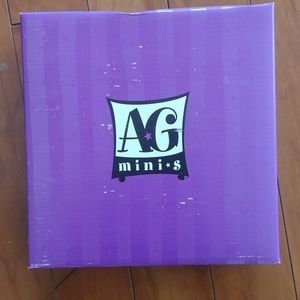 American Girls AG Minis Purple Bed Set 1:12 Scale